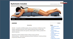 Desktop Screenshot of gydomasismasazas.lt